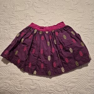 Tea Collection girls 12-18 months nersin poplin skirt with attached diaper cover